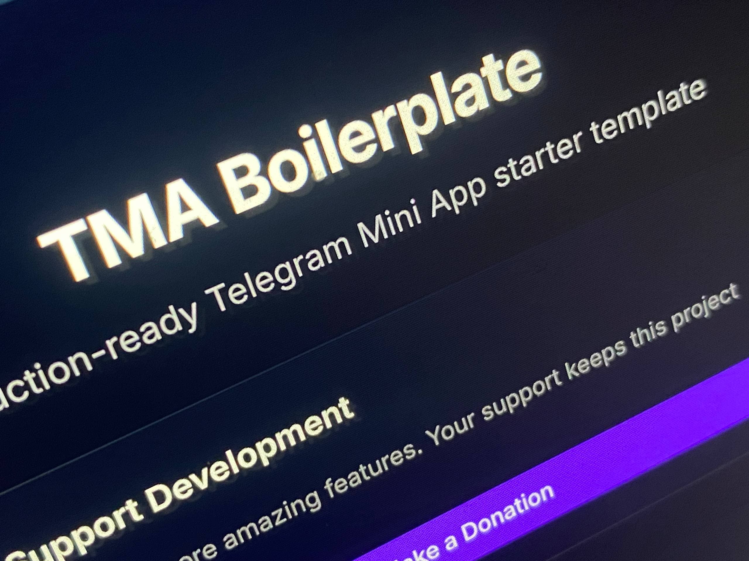 TMA Boilerplate