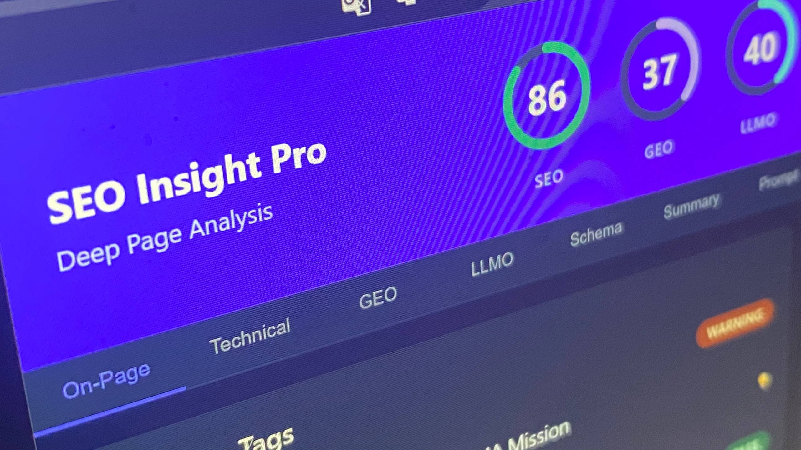 SEO Insight PRO: Auditoría SEO, AEO y LLM de Alta Precisión